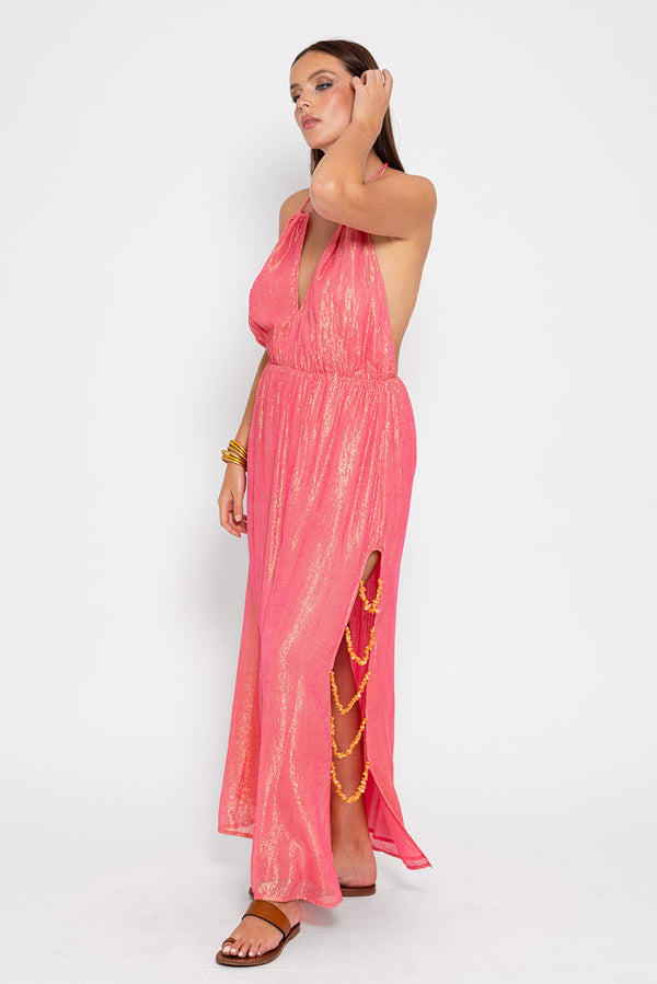 NATY LONG DRESS IOS GRENADINE
