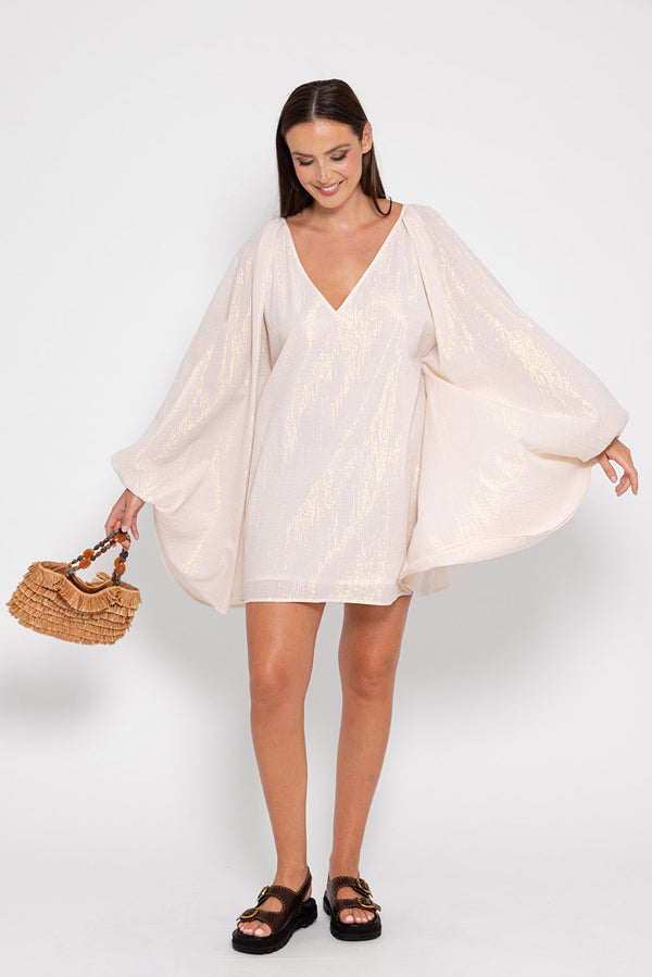 ELENA SHORT DRESS WHITE