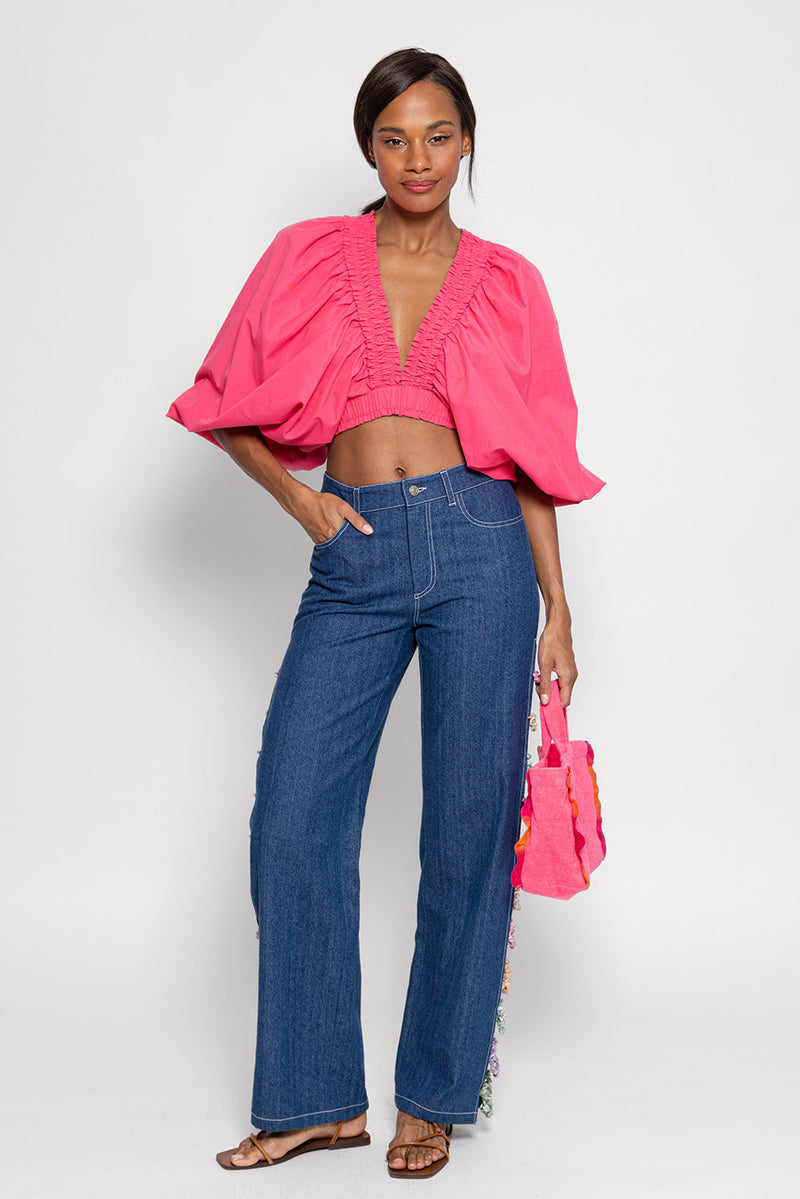 ALICIA TOP NEON PINK